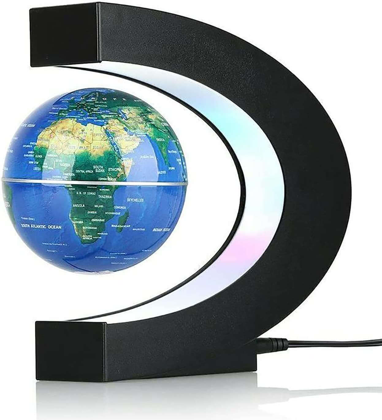 Magnetic Levitating Globe Lamp with LED Light – Futuristic Desk Decor & Unique Gift Idea