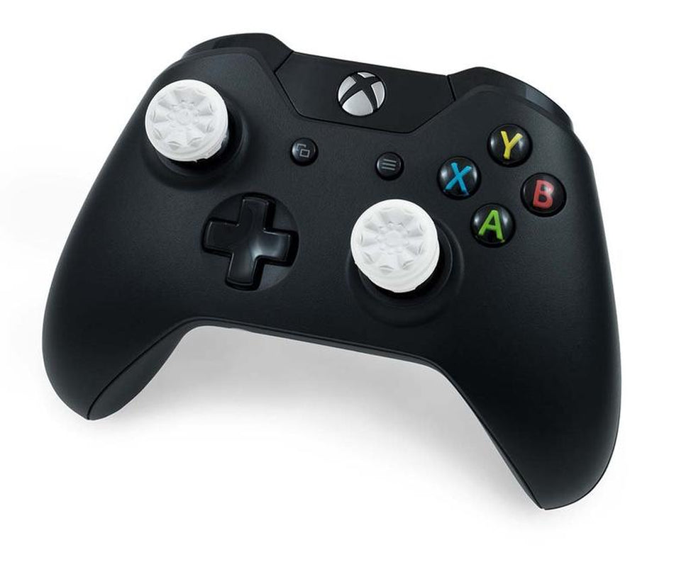 FPS Freek Galaxy White for Xbox One and Xbox Series X Controller | Performance Thumbsticks | 1 High-Rise, 1 Mid-Rise | White New Xbox Controller Grips