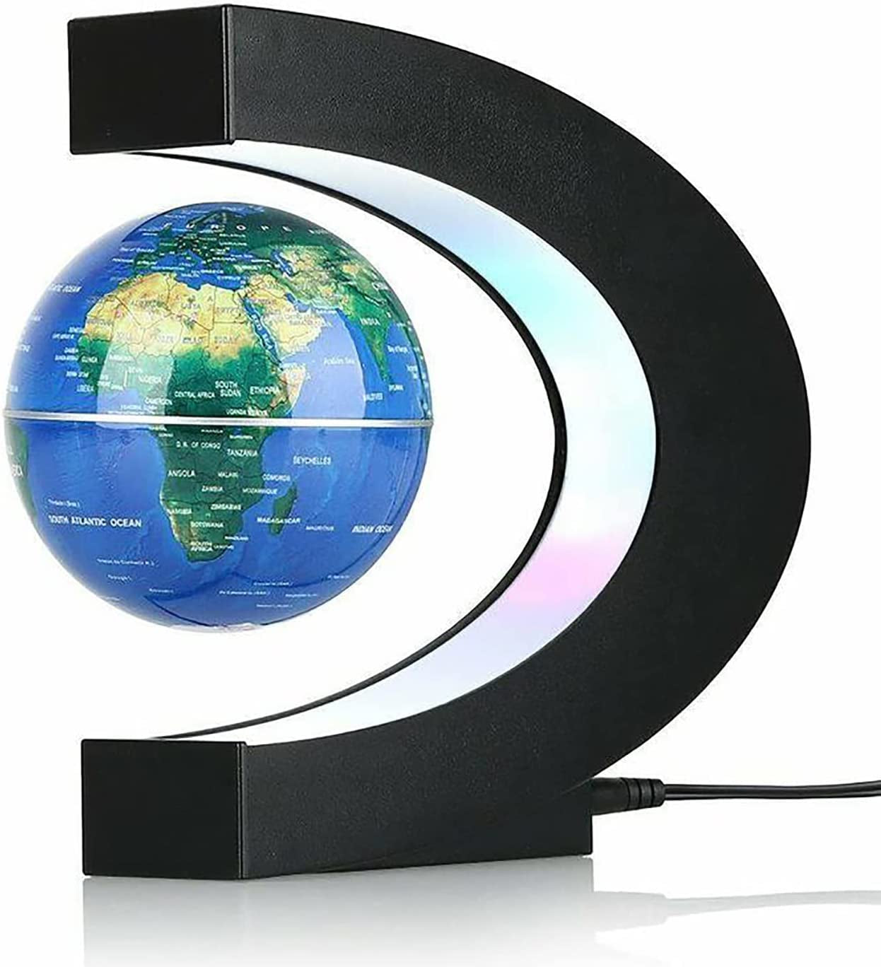 Magnetic Levitating Globe Lamp with LED Light – Futuristic Desk Decor & Unique Gift Idea