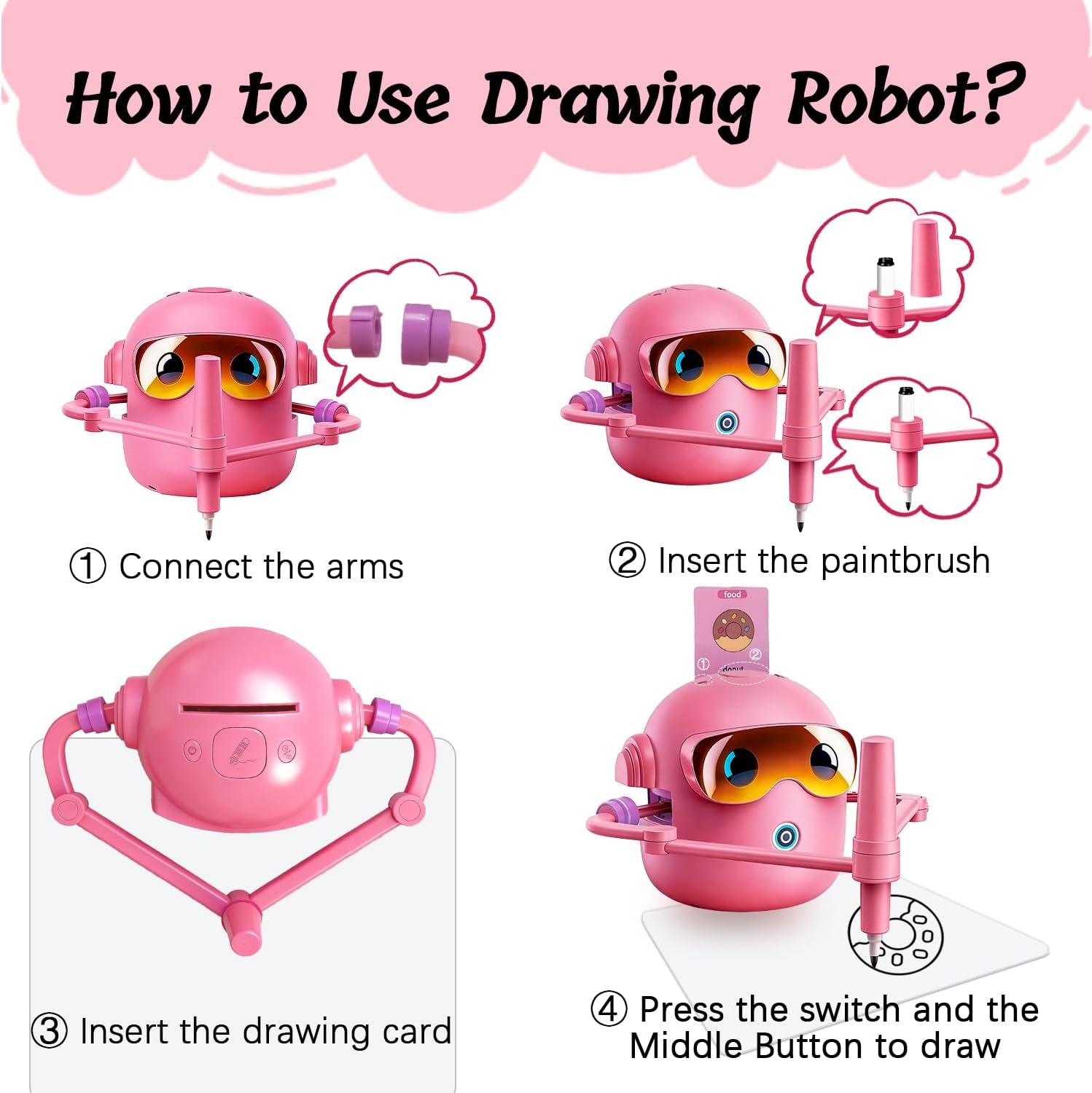 SmartSketch™ AI Drawing Robot For Kids