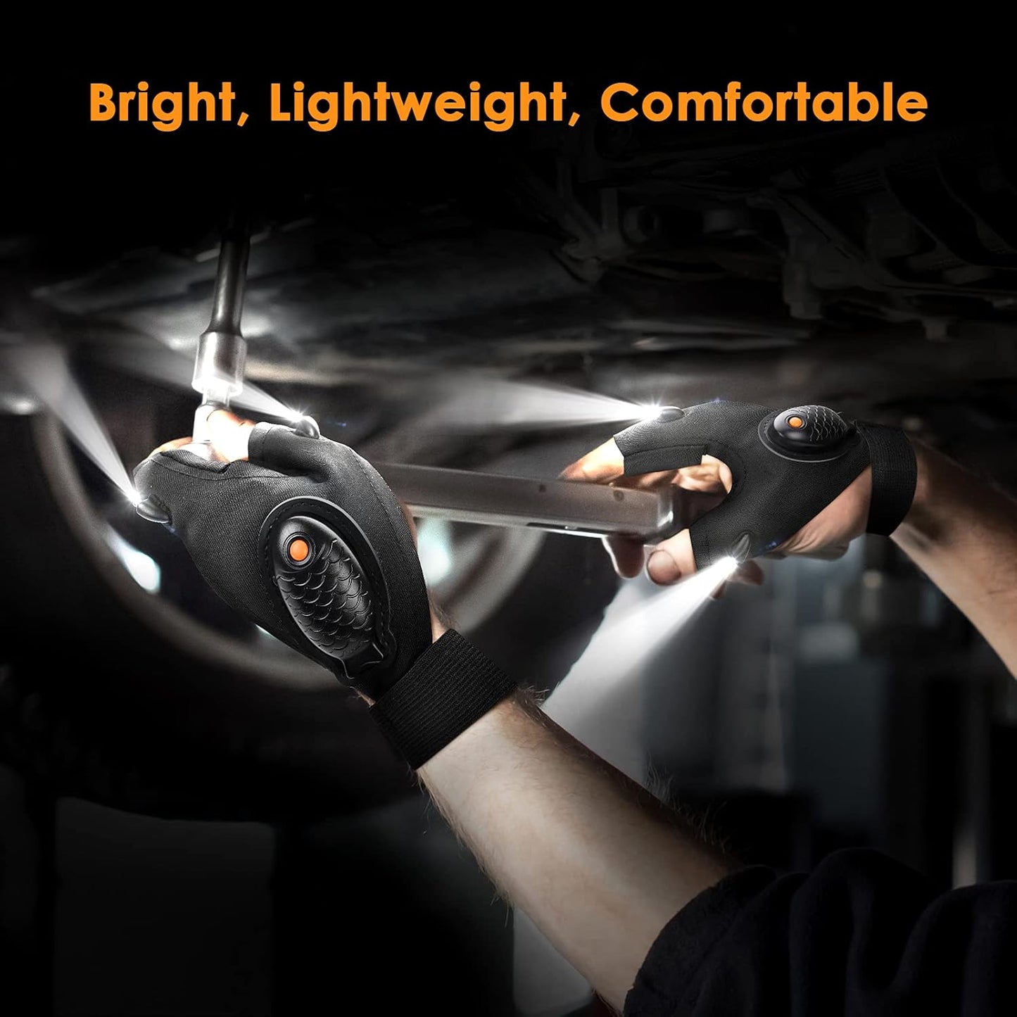 Lighted Work Gloves – Perfect Gift for Dad/Husband