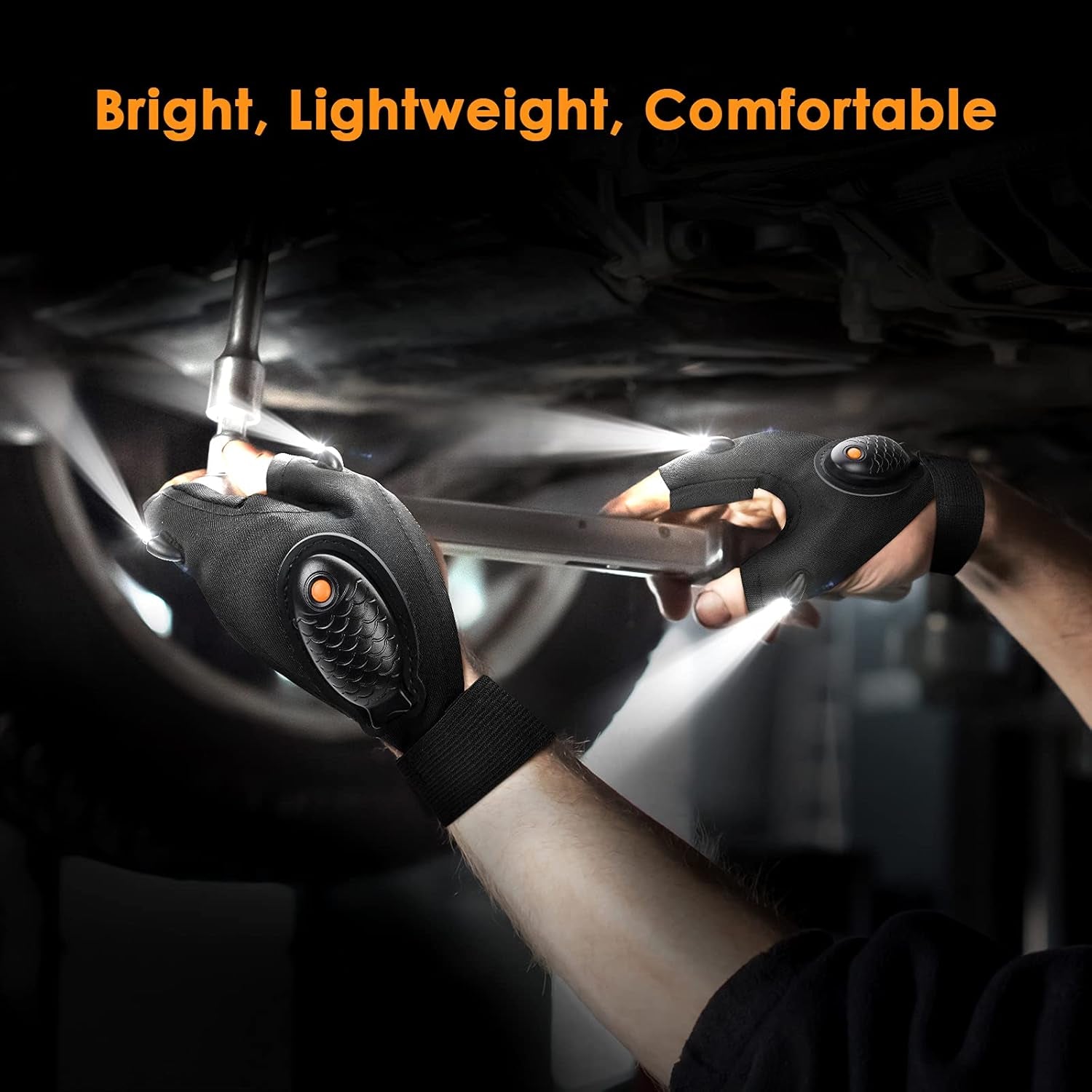 Lighted Work Gloves – Perfect Gift for Dad/Husband