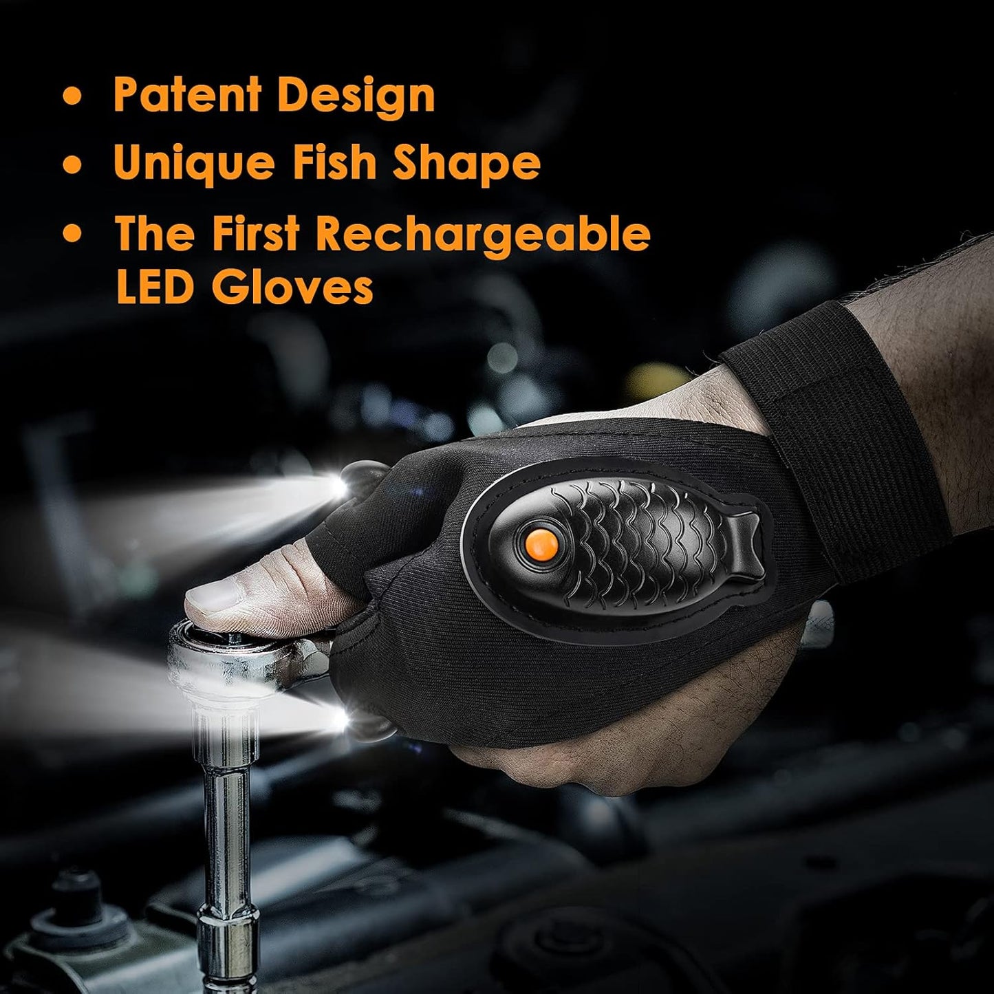 Lighted Work Gloves – Perfect Gift for Dad/Husband