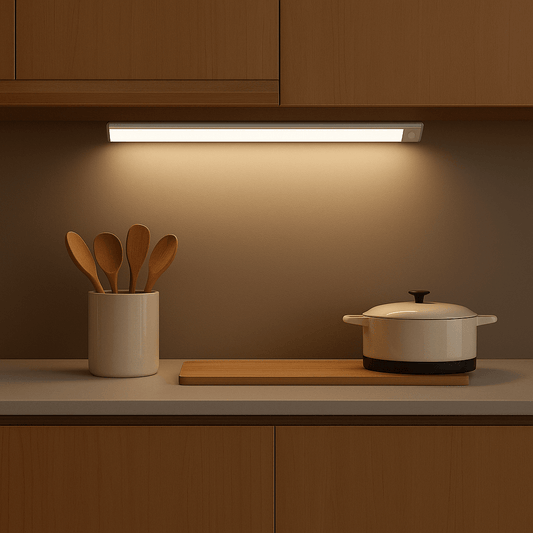 Rechargeable LED Motion Sensor Cabinet Lights – 2 Pack | Wireless Under-Cabinet & Closet Lighting