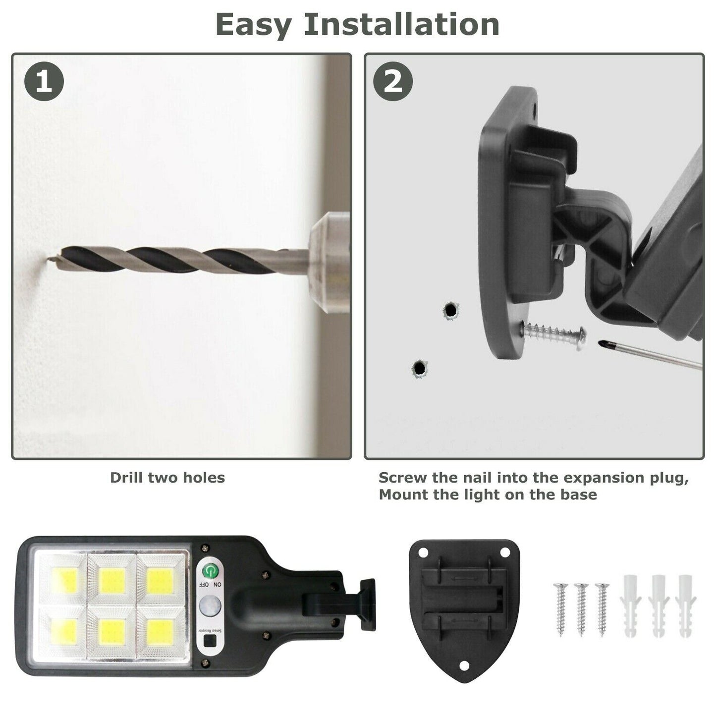 Solar Motion Sensor Security Light