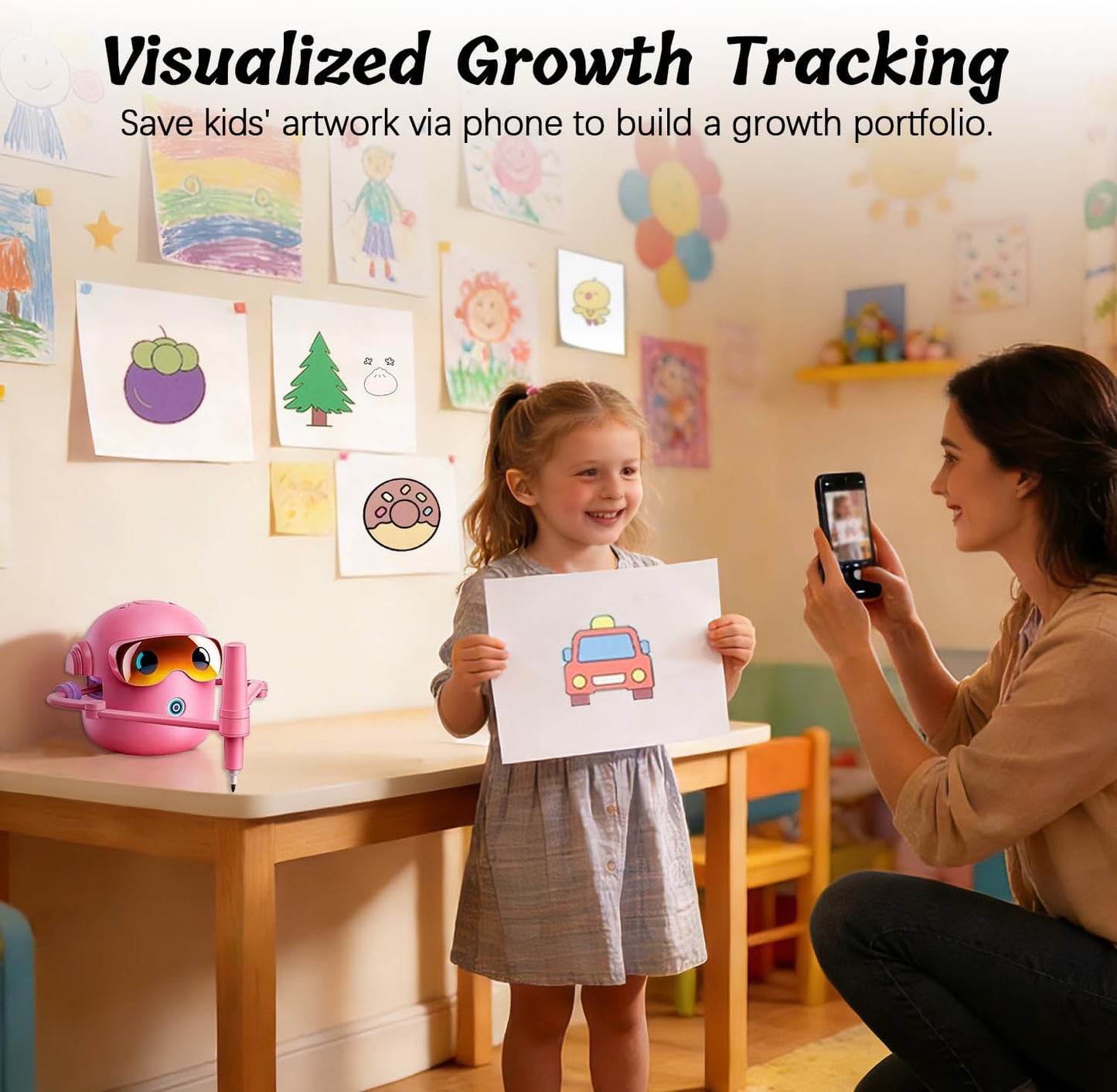 SmartSketch™ AI Drawing Robot For Kids